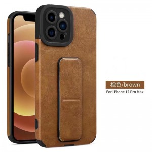 Velegnet til Apple iPhone12Pro Max Case, Holder Type Mobile Phone Leather Case iPhone13Pro Leather Protective Case